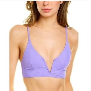 NWT L*space Women's Purple Bikini top